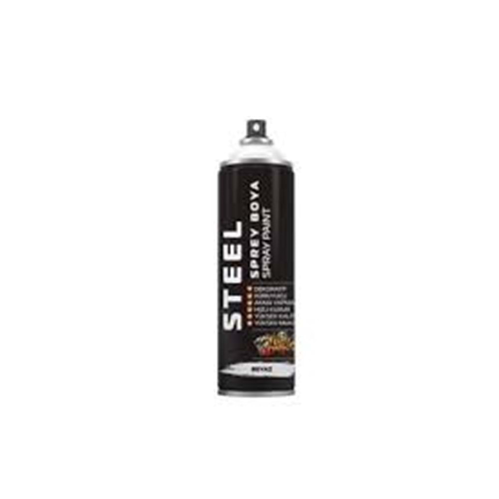 STEEL SPREY BEYAZ 200ML BOYA (96)