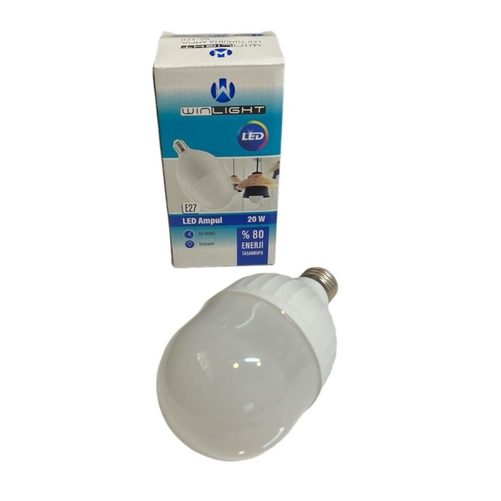 WINLIGHT 20W YUMURTA AMPÜL (50)